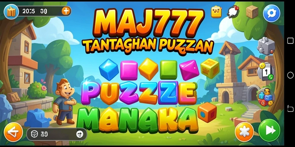 Tampilan gameplay menantang dari MAJ777 dalam menyelesaikan teka-teki.