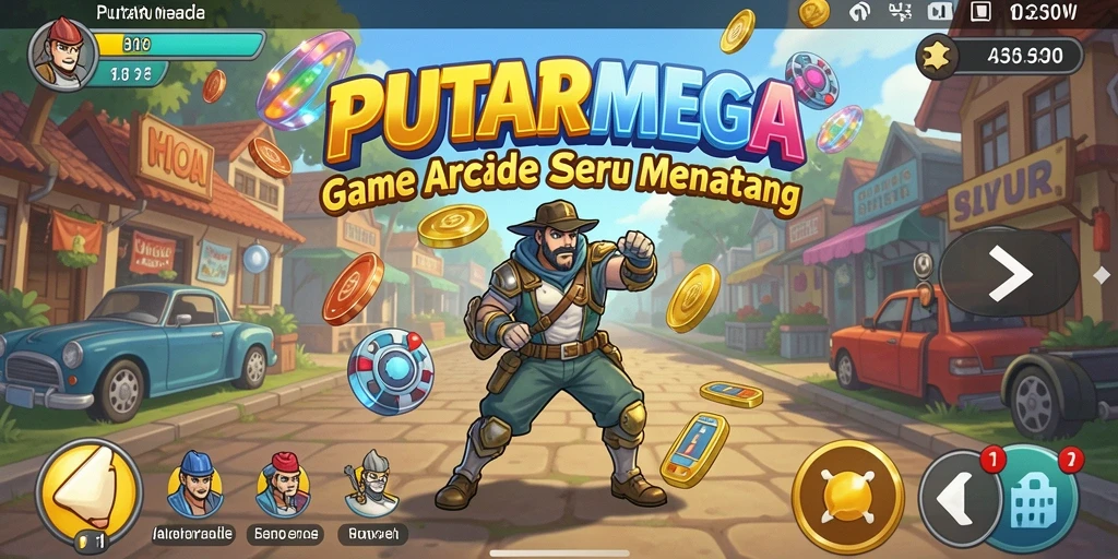 Gameplay seru dari PUTARMEGA dengan tantangan menanti.
