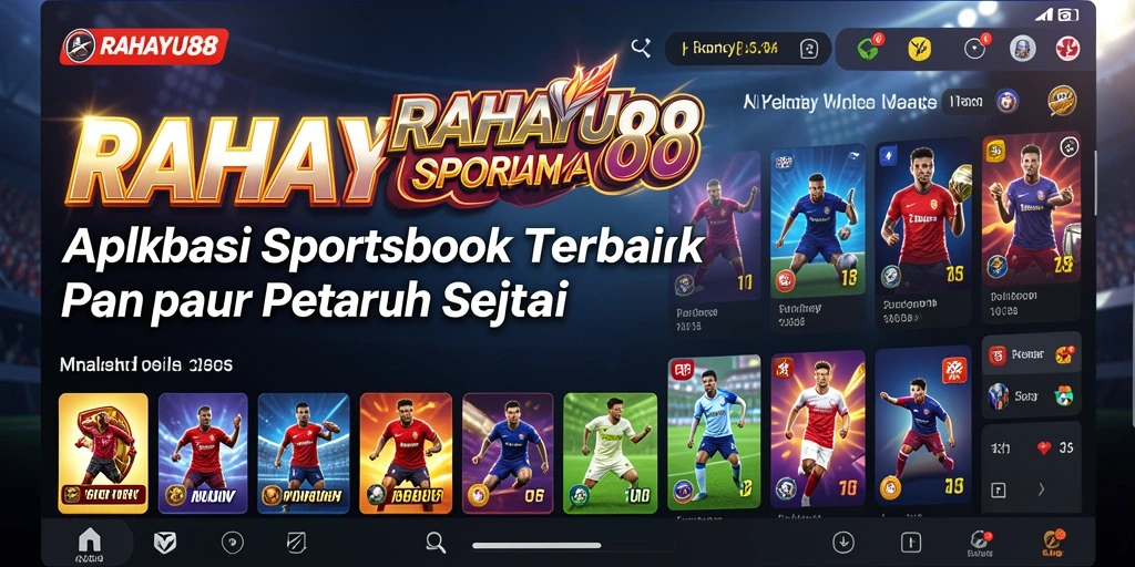 Tampilan gameplay RAHAYU88 menunjukkan berbagai pilihan taruhan olahraga.