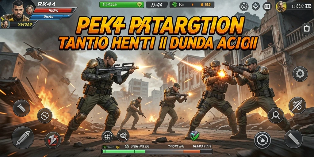 Tampilan aksi epik dalam gameplay RR44 yang mendebarkan.