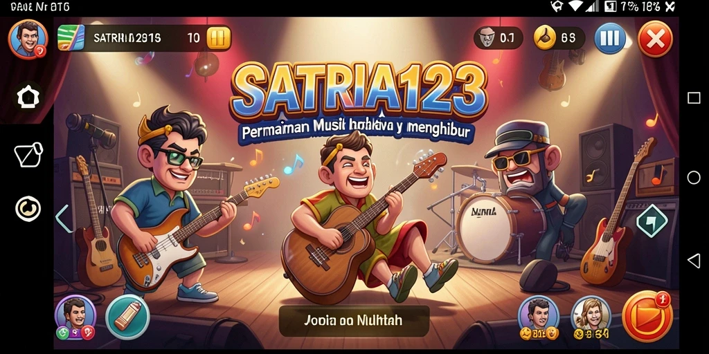 Tampilan gameplay interaktif di SATRIA123 yang menyenangkan dan menarik.