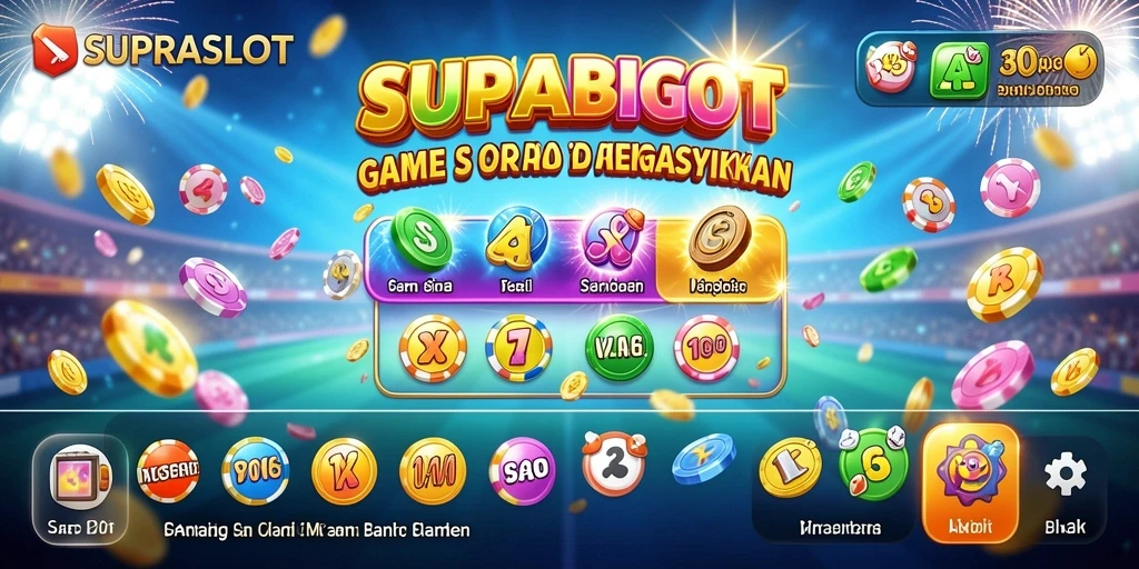 Tampilan gameplay seru dalam permainan Bingo SUPRASLOT.