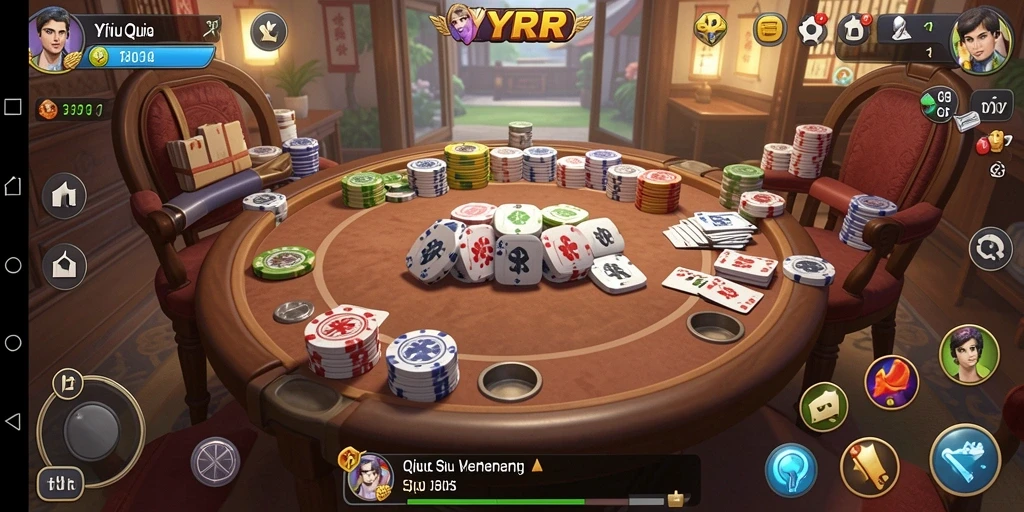 Tampilan gameplay menarik dan kompetitif dari YYRR.